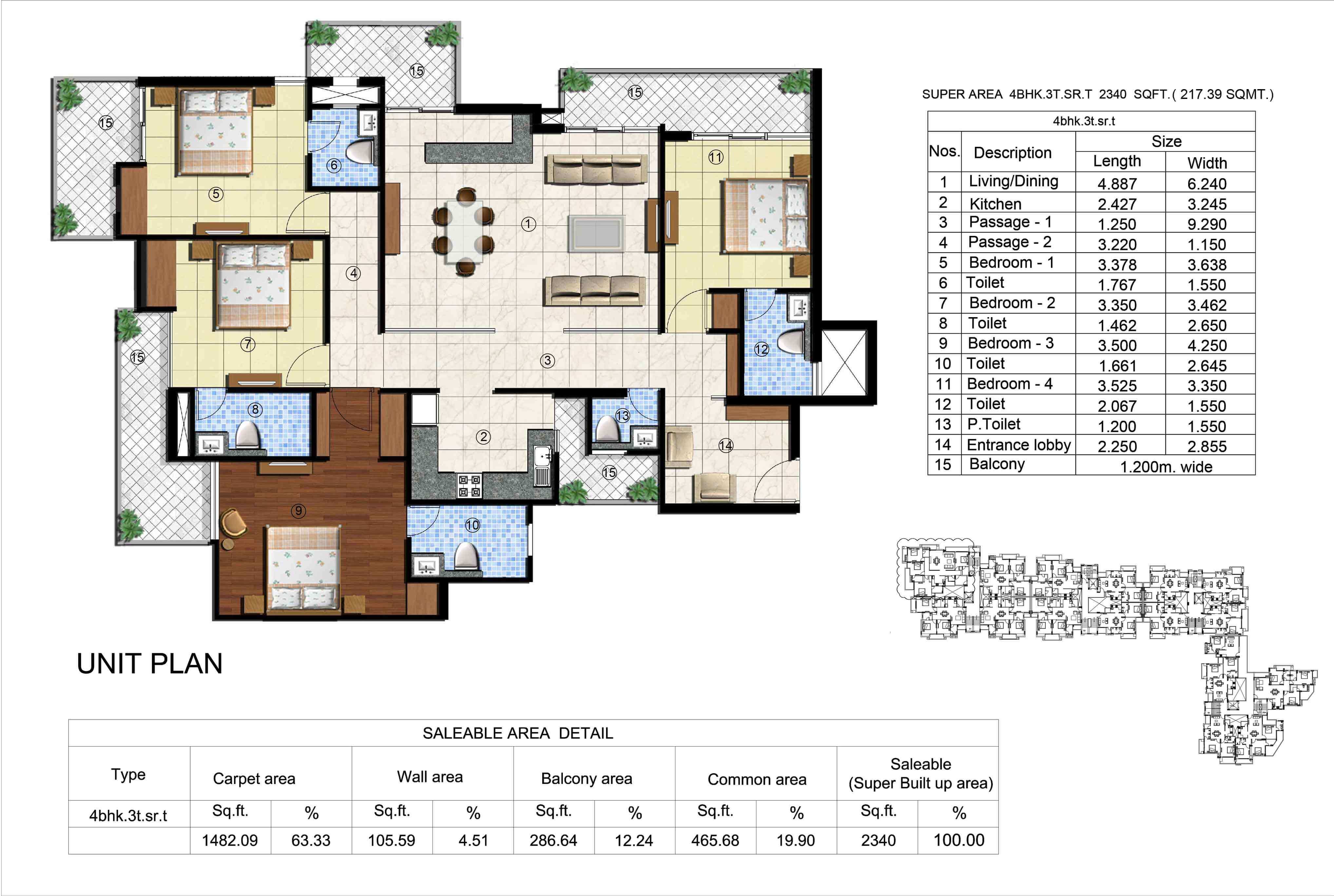 217.39 Sq.m (2340 Sq.Ft)